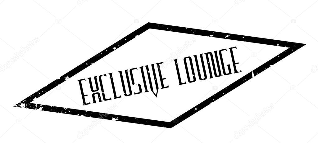 Exclusive Lounge rubber stamp