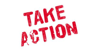 Eylem lastik damgası almak