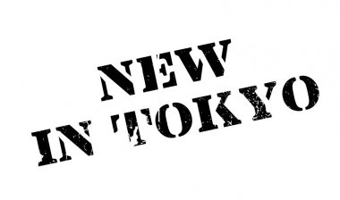 New In Tokyo rubber stamp clipart