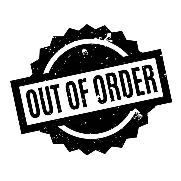 Out Of Order Rubberstempel — Stockvector