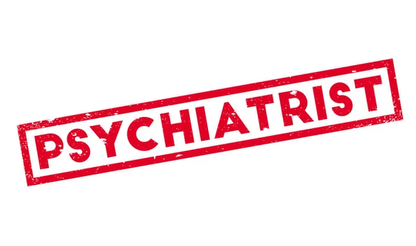 Psychiatra pieczątka — Wektor stockowy
