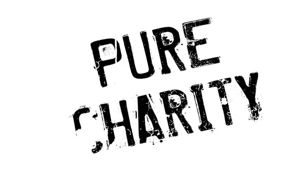 Timbre en caoutchouc Pure Charity — Image vectorielle