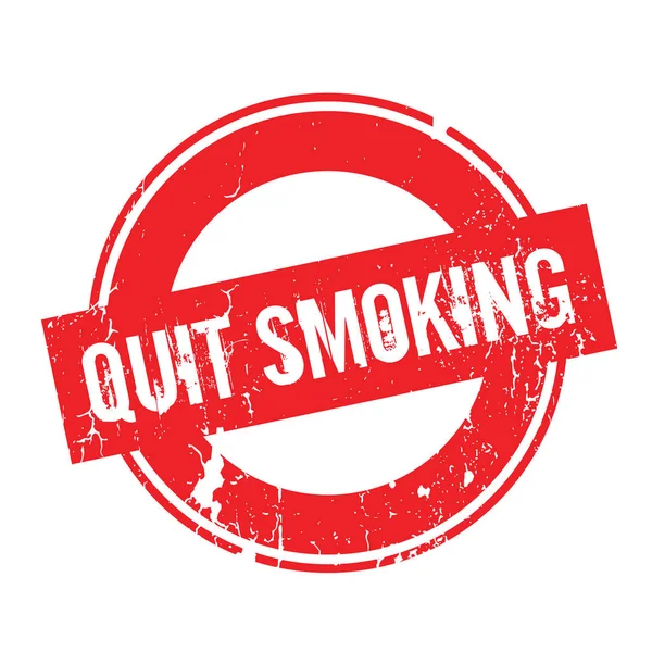 Quit Smoking rubber stamp — Stock Vector