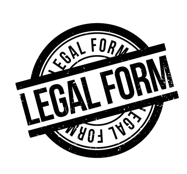 Legal Form rubber stamp — Stock Vector