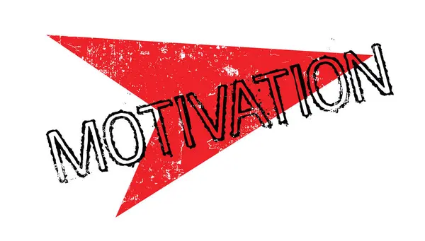 Sello de goma de motivación — Vector de stock