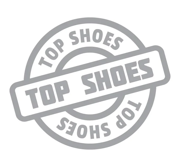 Top Chaussures tampon en caoutchouc — Image vectorielle