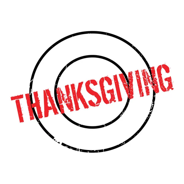 Perangko Karet Thanksgiving - Stok Vektor