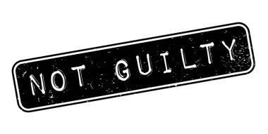 Suçlu değil lastik damgası