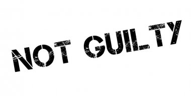 Suçlu değil lastik damgası