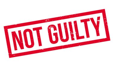 Suçlu değil lastik damgası