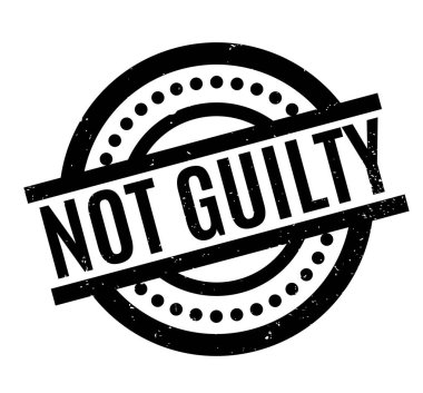 Suçlu değil lastik damgası