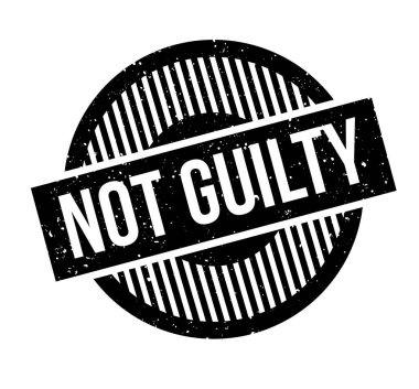 Suçlu değil lastik damgası