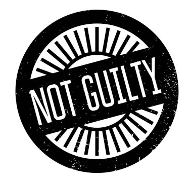 Suçlu değil lastik damgası