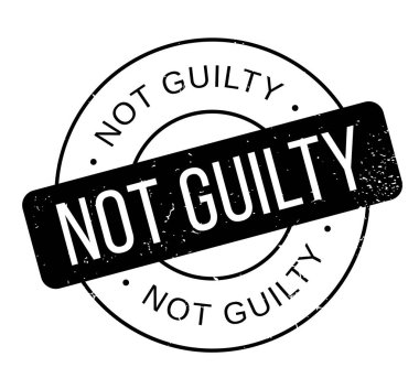 Suçlu değil lastik damgası