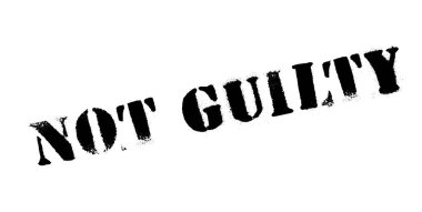 Suçlu değil lastik damgası