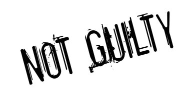 Suçlu değil lastik damgası