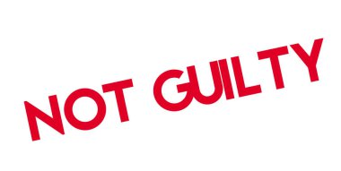 Suçlu değil lastik damgası