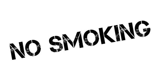 Timbre en caoutchouc non fumeur — Image vectorielle