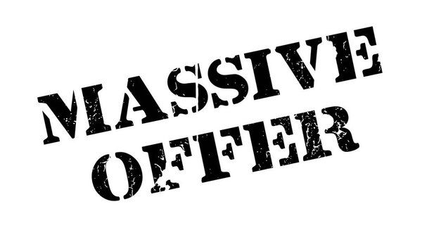 Массивная резиновая марка
