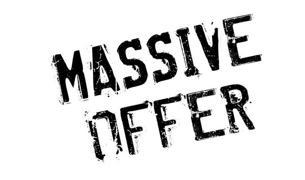 Массивная резиновая марка
