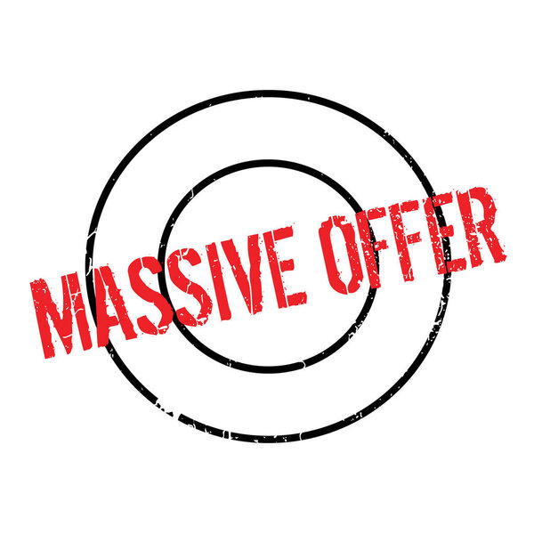 Массивная резиновая марка
