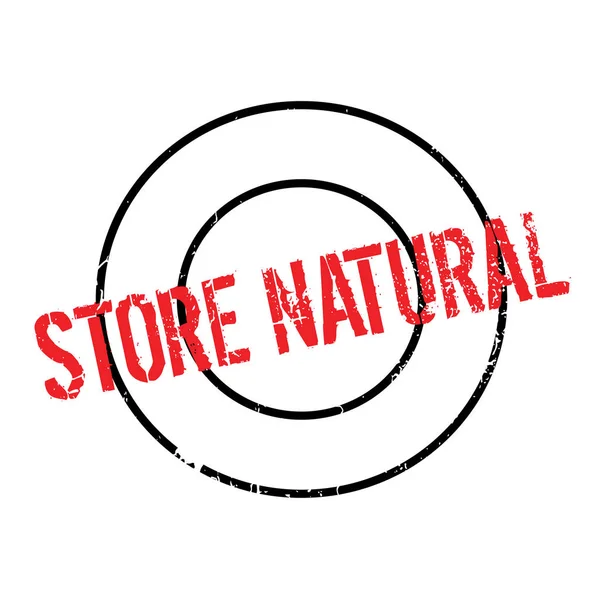 Tienda Sello de caucho natural — Vector de stock
