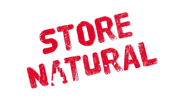 Tienda Sello de caucho natural — Vector de stock