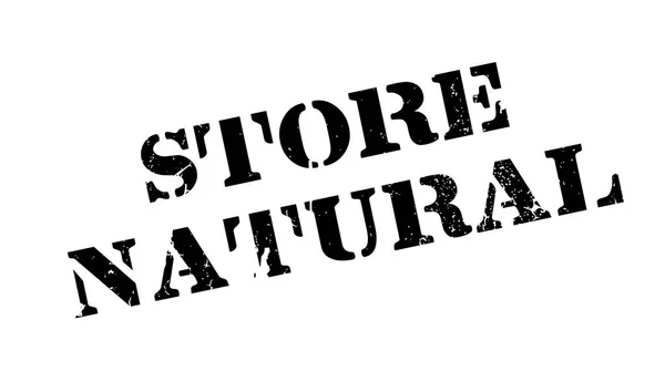 Tienda Sello de caucho natural — Vector de stock