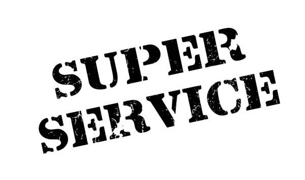 Super Service Gummistempel — Stockvektor