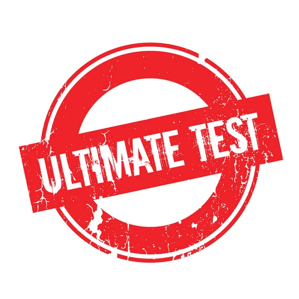 Sello de goma ULTIMATE TEST — Vector de stock