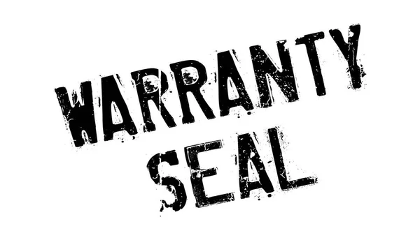 Warranty Seal rubber stamp — Stock Vector