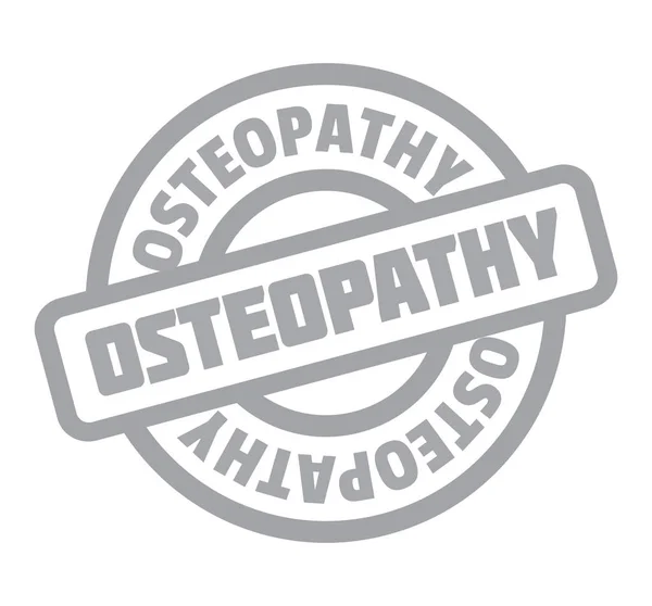 Sello de goma de osteopatía — Vector de stock