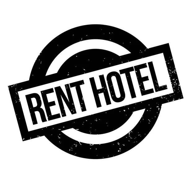 Rent Hotel rubber stamp — Stock Vector