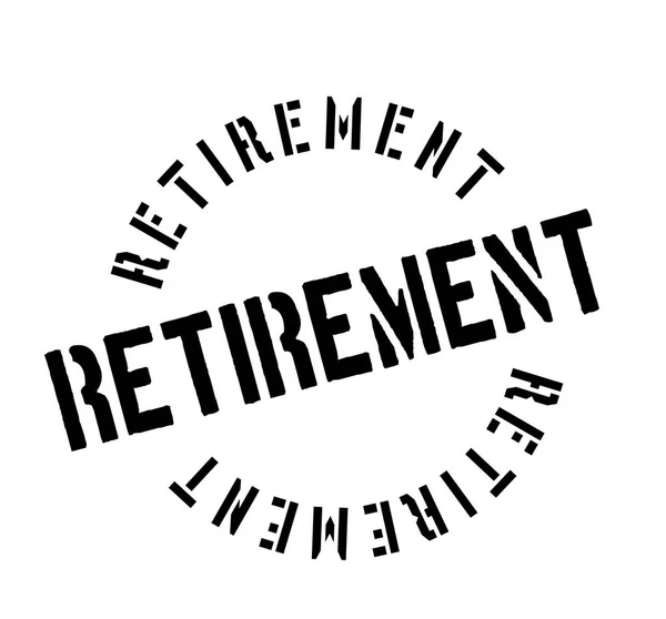 Штамп виходу на пенсію — стоковий вектор