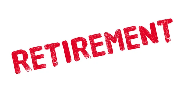 Timbro di gomma per pensionamento — Vettoriale Stock