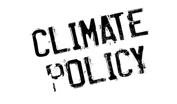 Climate Policy rubber stamp — Stock Vector