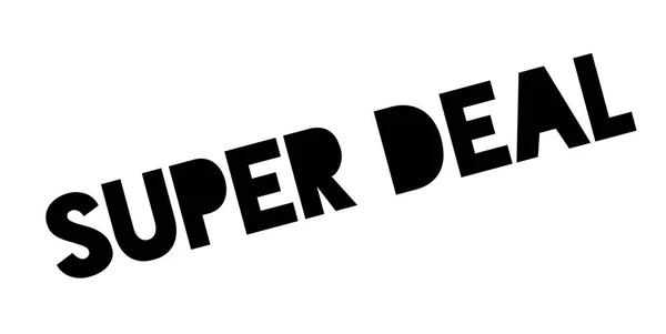 Super Deal tampon en caoutchouc — Image vectorielle