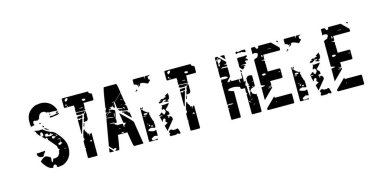 Burada lastik damgası Başlat