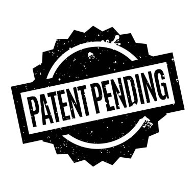 Patent Pending rubber stamp clipart