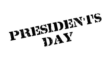 Başkanlar Günü lastik damgası