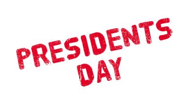 Başkanlar Günü lastik damgası