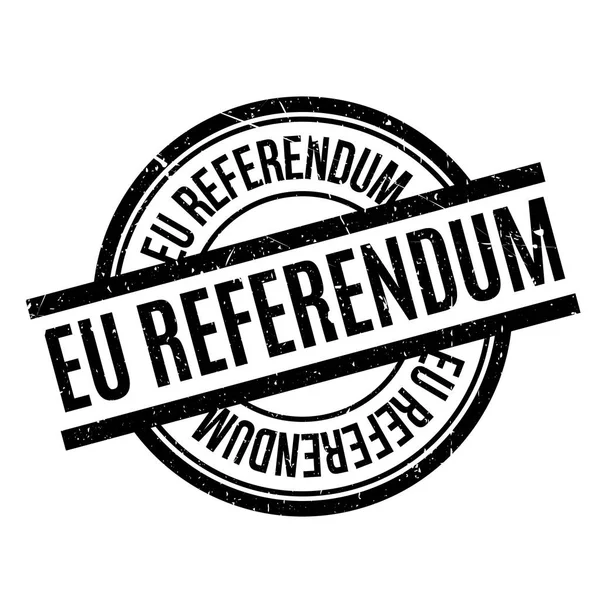 Резиновая марка ЕС REFERENDUM — стоковый вектор