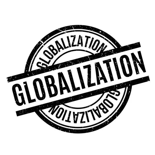 Timbro di gomma globalizzazione — Vettoriale Stock