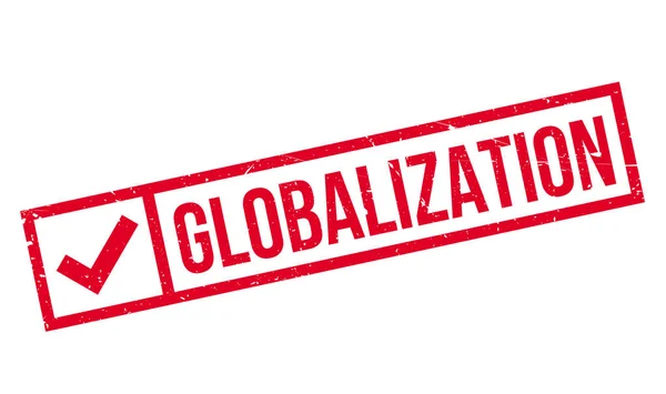 Timbro di gomma globalizzazione — Vettoriale Stock