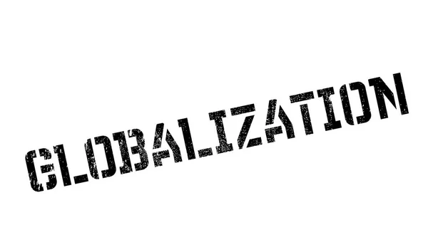 Timbro di gomma globalizzazione — Vettoriale Stock