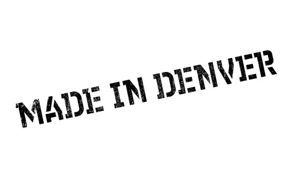 Feito em Denver selo de borracha — Vetor de Stock