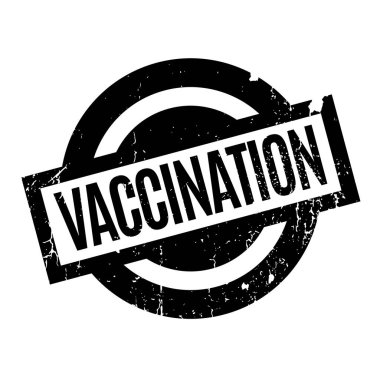 Vaccination rubber stamp clipart