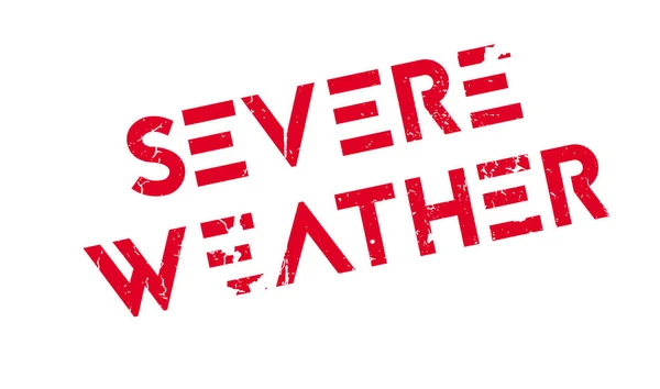 Severe Weather rubber stamp — Stock Vector