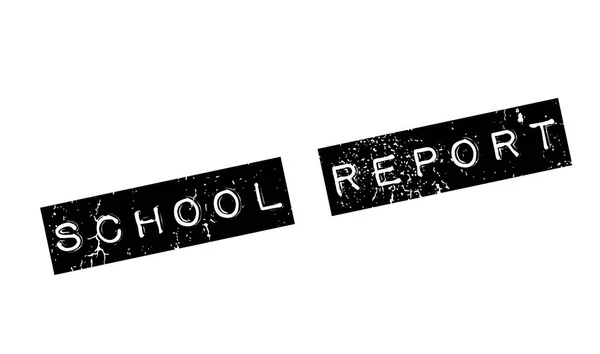 School rapport Rubberstempel — Stockvector