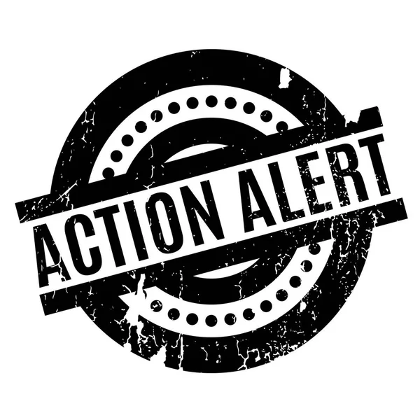 Action Alert rubber stamp — Stock Vector